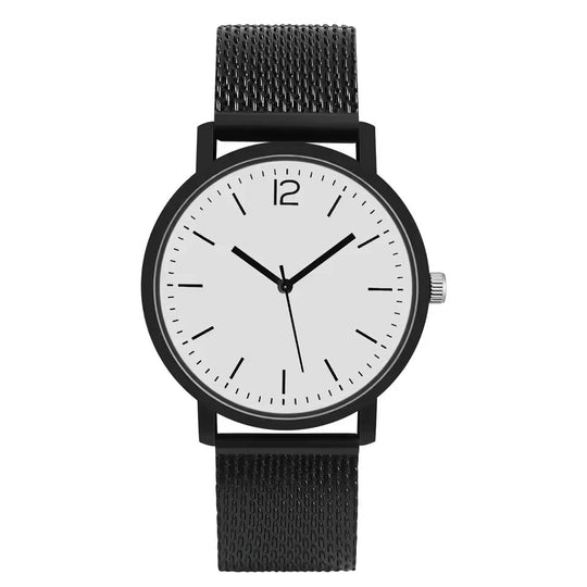 Black-Toned Couple Quartz Watch