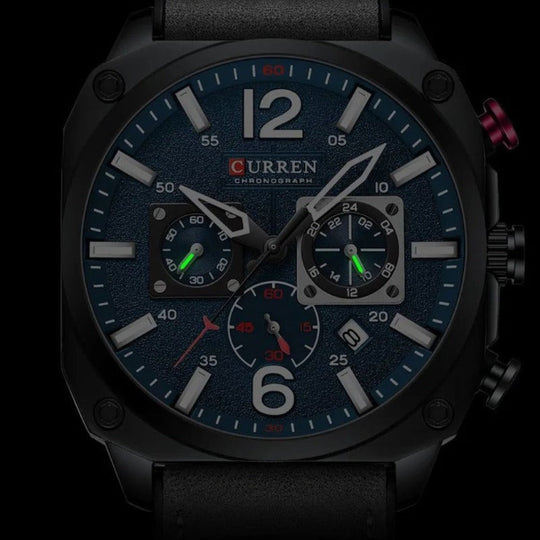 Business Leather Quartz Wrist Watch