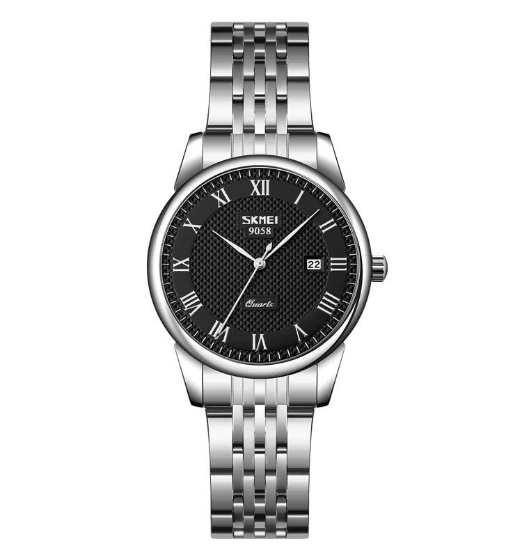 Classic Leather Business Couple Watch