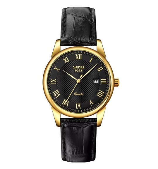 Classic Leather Business Couple Watch