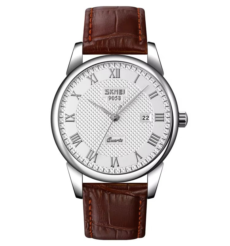Classic Leather Business Couple Watch
