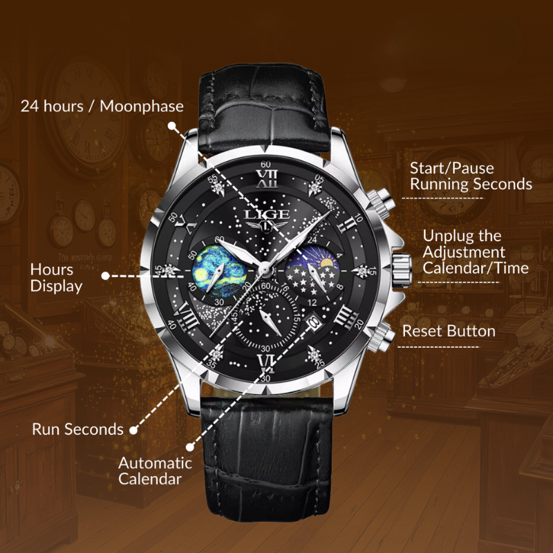 Elegant Moonphase Watch