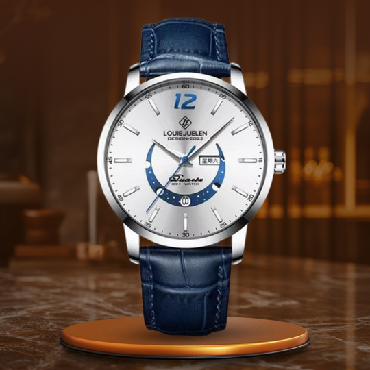 Elegant Luminous Moonphase Watch