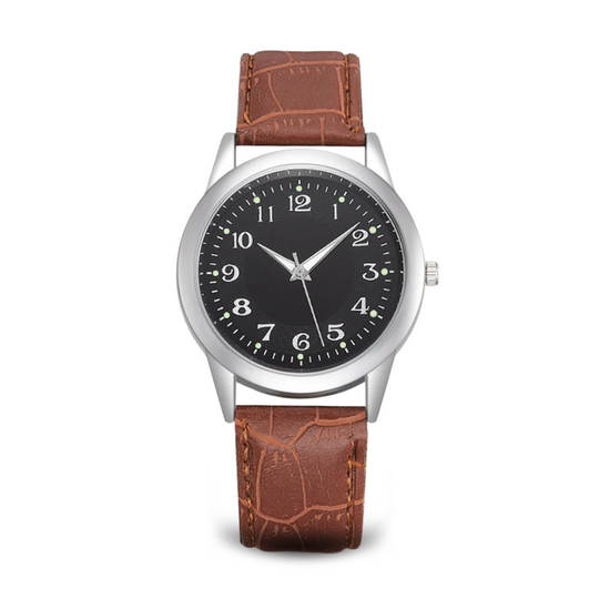 Elegant Stainless Steel Minimalist Watch