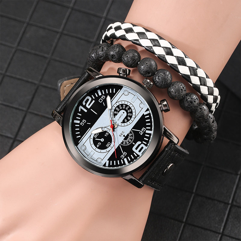 Horizon Analog Watch & Bracelet Set