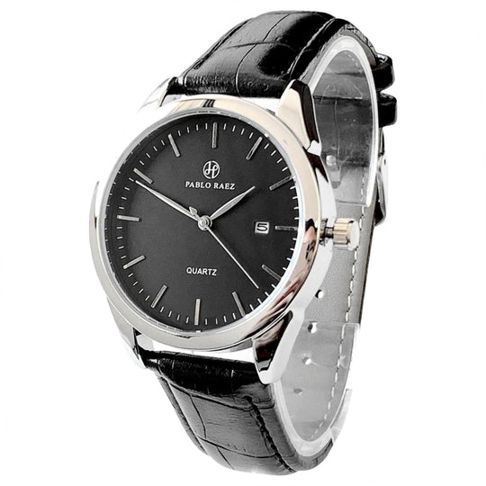 Lifestyle Essential Leather Strap Wristwatch