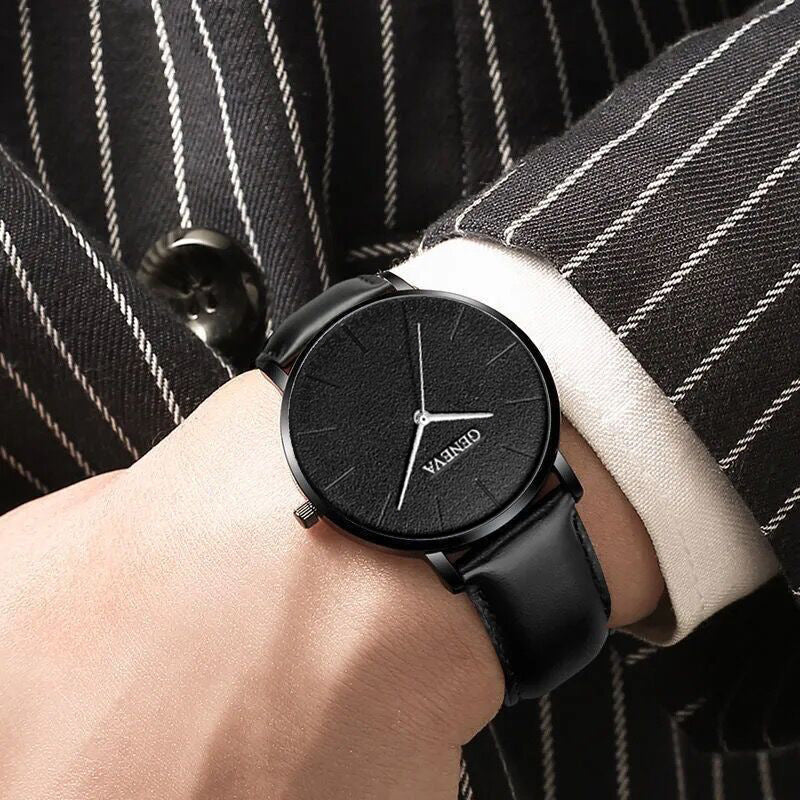 Lightweight Minimalist Business Watch & Bracelet Set