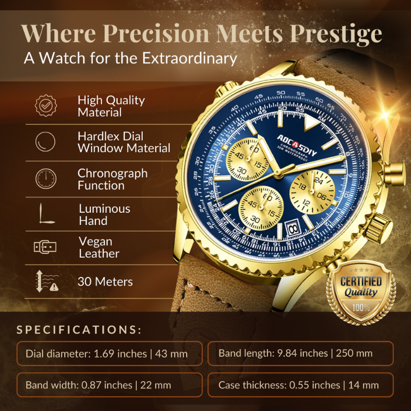 Luxury Chronograph Watch