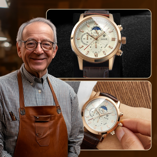 Luxury Leather Quartz Watch