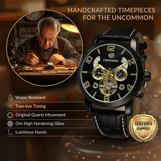 Luxury Tourbillon Automatic Mechanical Watch