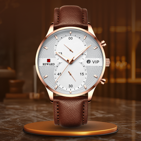Luxury Chronograph Durable Quartz Watch