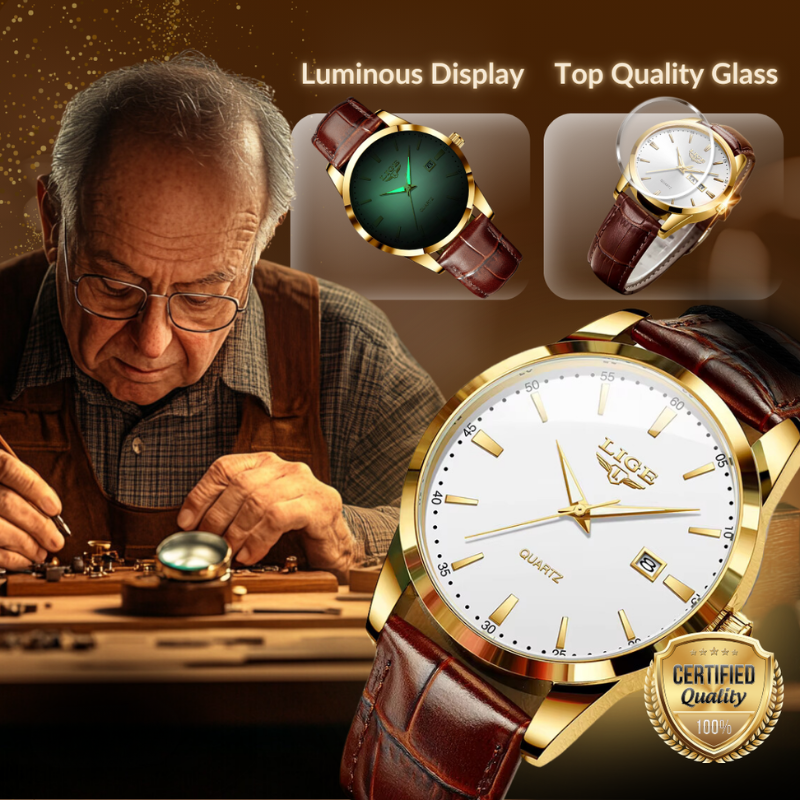 Military Leather Watch