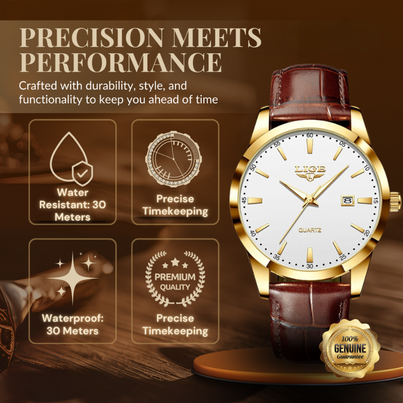 Military Leather Watch