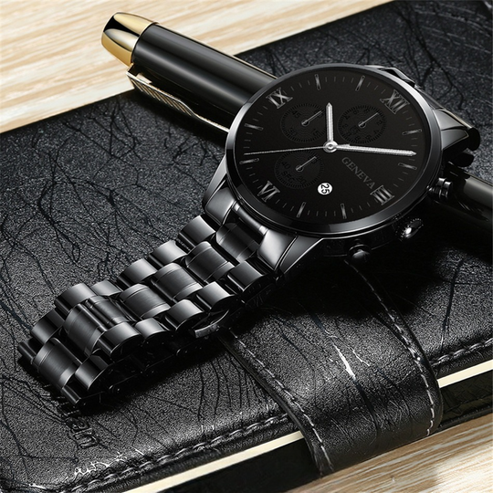 Ornate Thin Mesh Casual Wristwatch