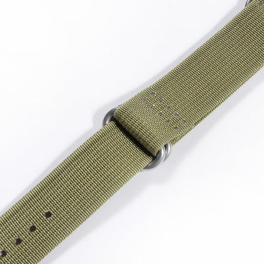 Ribbed Nylon Watch Band