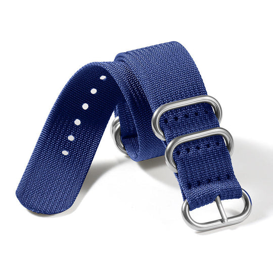 Ribbed Nylon Watch Band