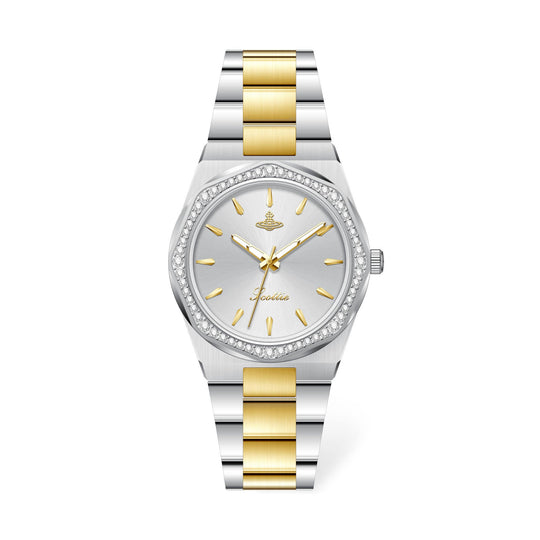 Stainless Octagonal Diamond Dainty Watch